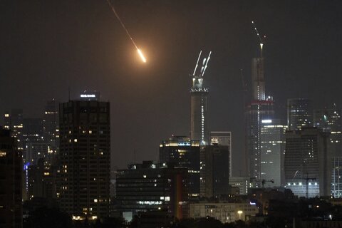 تصاویری از پاسخ ایران به حملات رژیم صهیونیستی به نقاطی از کشور