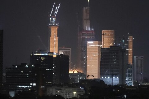 تصاویری از پاسخ ایران به حملات رژیم صهیونیستی به نقاطی از کشور