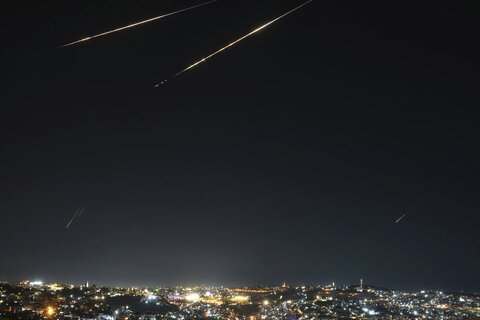 تصاویری از پاسخ ایران به حملات رژیم صهیونیستی به نقاطی از کشور