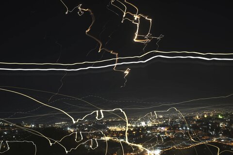 تصاویری از پاسخ ایران به حملات رژیم صهیونیستی به نقاطی از کشور