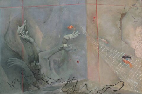 هنرمند نقاش در حمله رژیم صهیونی به شهادت رسید