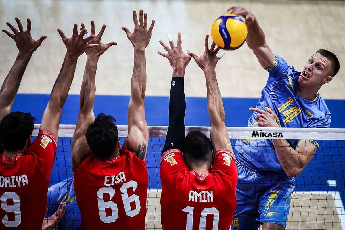 طلسم شکست؛ پیروزی شیرین تیم ملی والیبال مقابل اوکراینی‌ها