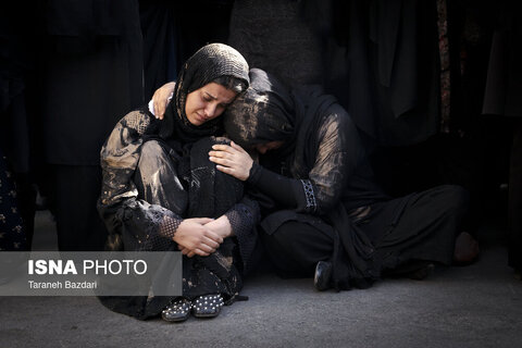 تشییع پیکر شهدای جنایات رژیم صهیونیستی در خرم آباد