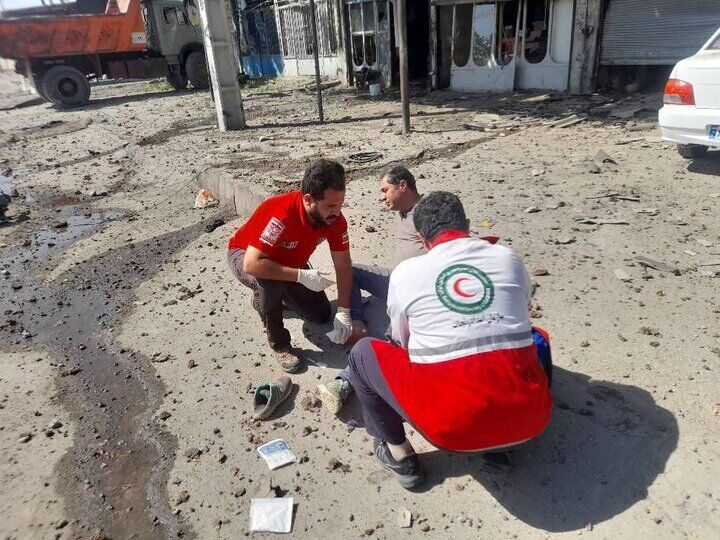 حمله مستقیم  رژیم صهیونیستی به تیم های امدادی هلال احمر