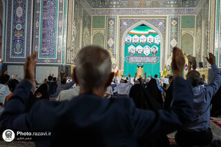 پیام مقاومت از جوار بارگاه امام مقاومت