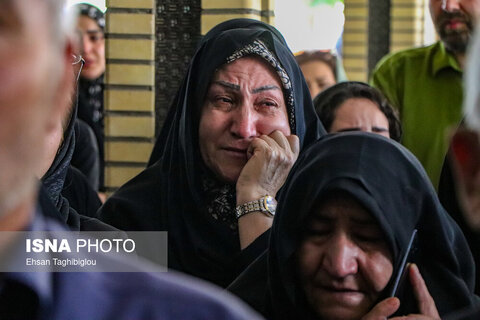 تشییع پیکر مطهر 5 شهید حمله رژیم صهیونیستی - زنجان