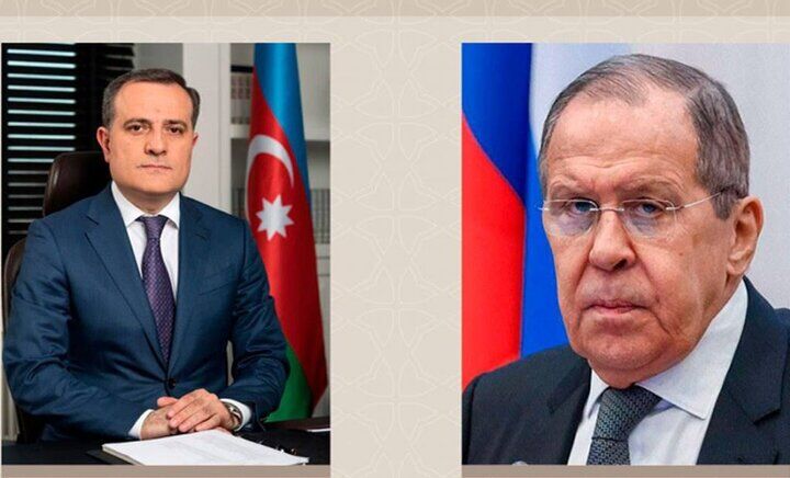 رایزنی وزرای خارجه جمهوری آذربایجان و روسیه با موضوع ایران