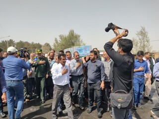 پیکر پاک شهید هسته‌ای در یزد تشییع شد