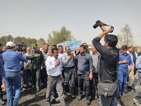 پیکر پاک شهید هسته‌ای در یزد تشییع شد