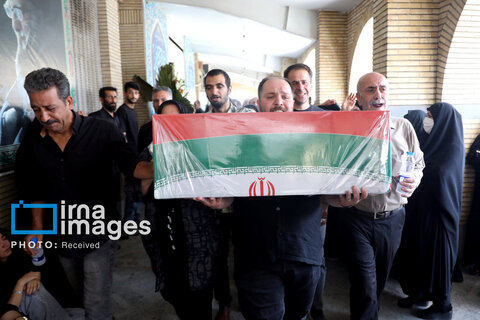 تشییع پیکر شهید دو ماهه «رایان قاسمیان»