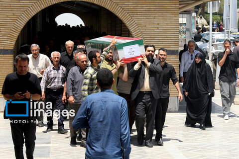 تشییع پیکر شهید دو ماهه «رایان قاسمیان»