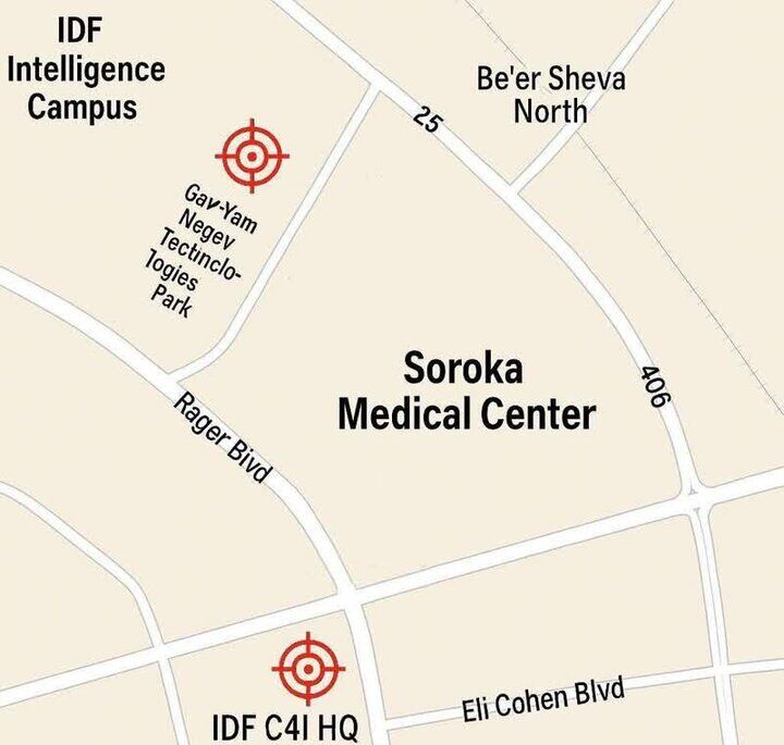 اصابت موشک‌های سپاه به ساختمان مرکزی اطلاعات-عملیات ارتش رژیم صهیونیستی