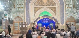 در آستانه روز مباهله صورت گرفت؛ برگزاری ویژه برنامه هنری "نفس پیامبر" در حرم مطهر رضوی