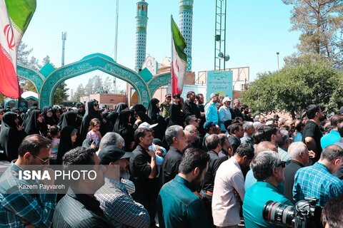 تشییع پیکر مطهر ۷ شهید حمله رژیم صهیونیستی - اصفهان