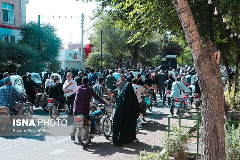 تشییع پیکر مطهر ۷ شهید حمله رژیم صهیونیستی - اصفهان