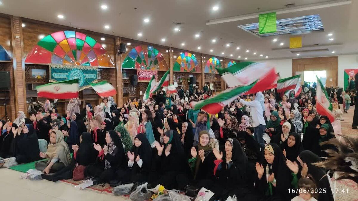 اردوگاه خاتون میزبان بانوان مراسم گرامیداشت ایران؛ ذوالفقار علی (ع)