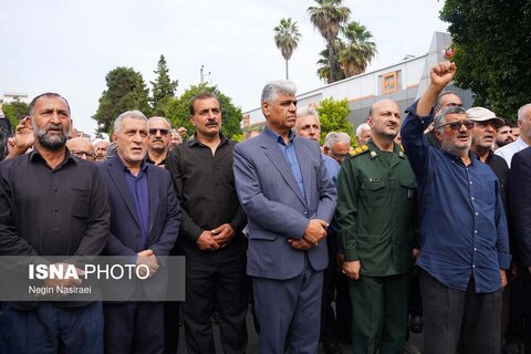 وداع بابلی‌ها با پنجمین شهید مدافع وطن و راه قدس