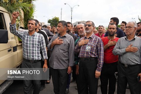 وداع بابلی‌ها با پنجمین شهید مدافع وطن و راه قدس