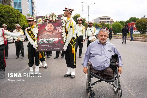 وداع بابلی‌ها با پنجمین شهید مدافع وطن و راه قدس