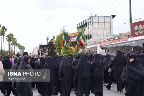 وداع بابلی‌ها با پنجمین شهید مدافع وطن و راه قدس