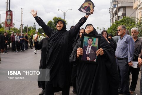 وداع بابلی‌ها با پنجمین شهید مدافع وطن و راه قدس