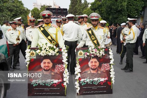 وداع بابلی‌ها با پنجمین شهید مدافع وطن و راه قدس