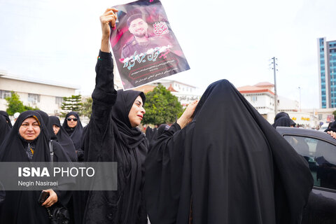 وداع بابلی‌ها با پنجمین شهید مدافع وطن و راه قدس