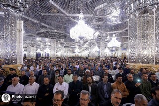 فریاد حماسی خادمان رضوی در رویداد «فتح قریب»؛ ما اهل ایرانیم، در سایه پرمهر ولایت