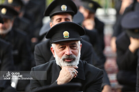 آیین سنتی اذن عزا در حرم مطهر رضوی
