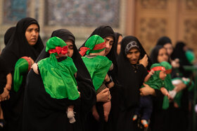 مادرانه‌ترین سوگواره جهان در حریم رضوی