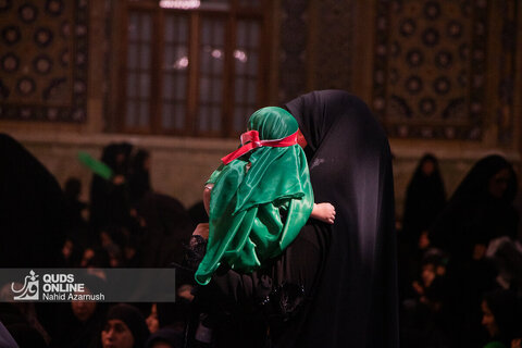 مراسم شیرخوارگان حسینی در حرم مطهر رضوی