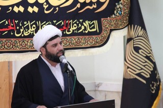 زیارتگاه شهید مدرس سیاه‌پوش عزای سید و سالار شهیدان شد