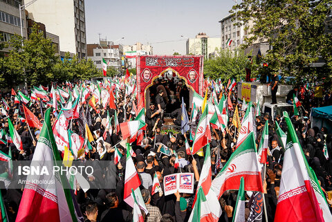مراسم تشییع شهدای اقتدار - تهران