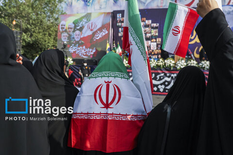 تشییع شهدای اقتدار در تهران