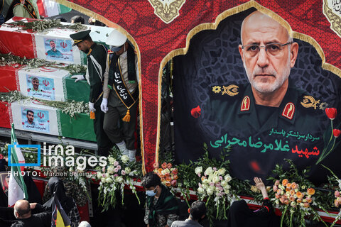 تشییع شهدای اقتدار در تهران