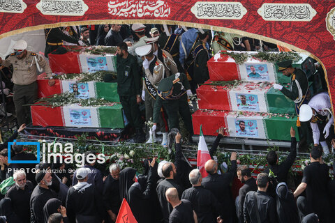 تشییع شهدای اقتدار در تهران