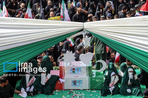 تشییع شهدای اقتدار در تهران