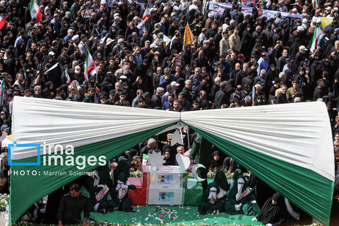 تشییع شهدای اقتدار در تهران