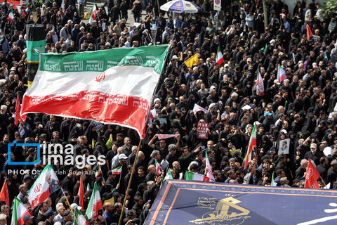 تشییع شهدای اقتدار در تهران