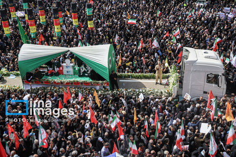 تشییع شهدای اقتدار در تهران