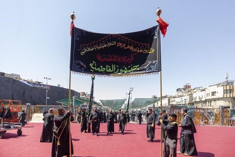 آغاز عزاداری حسینی در بینالحرمین