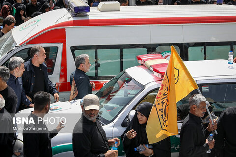 تشییع شهدای اقتدار در تهران