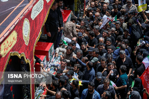 تشییع شهدای اقتدار در تهران