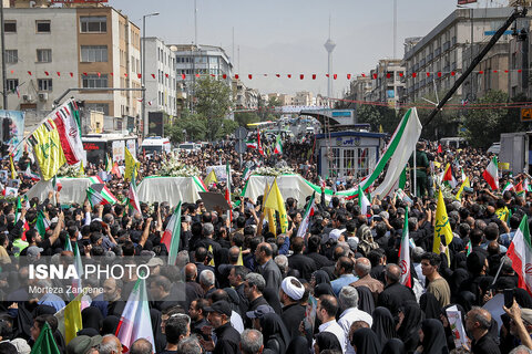 تشییع شهدای اقتدار در تهران
