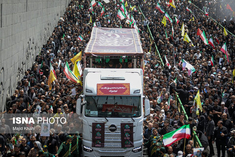 تشییع شهدای اقتدار در تهران