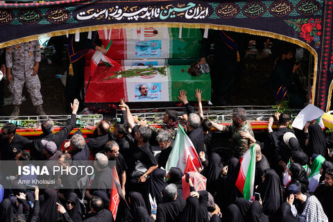 تشییع شهدای اقتدار در تهران