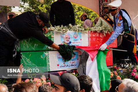 تشییع شهدای اقتدار در تهران