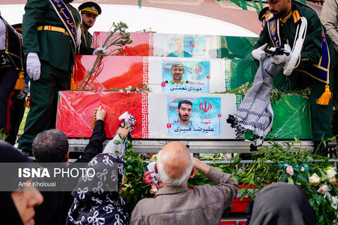 تشییع شهدای اقتدار در تهران