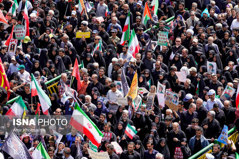 تشییع شهدای اقتدار در تهران