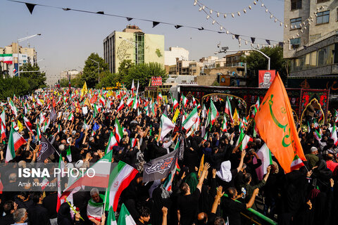 تشییع شهدای اقتدار در تهران